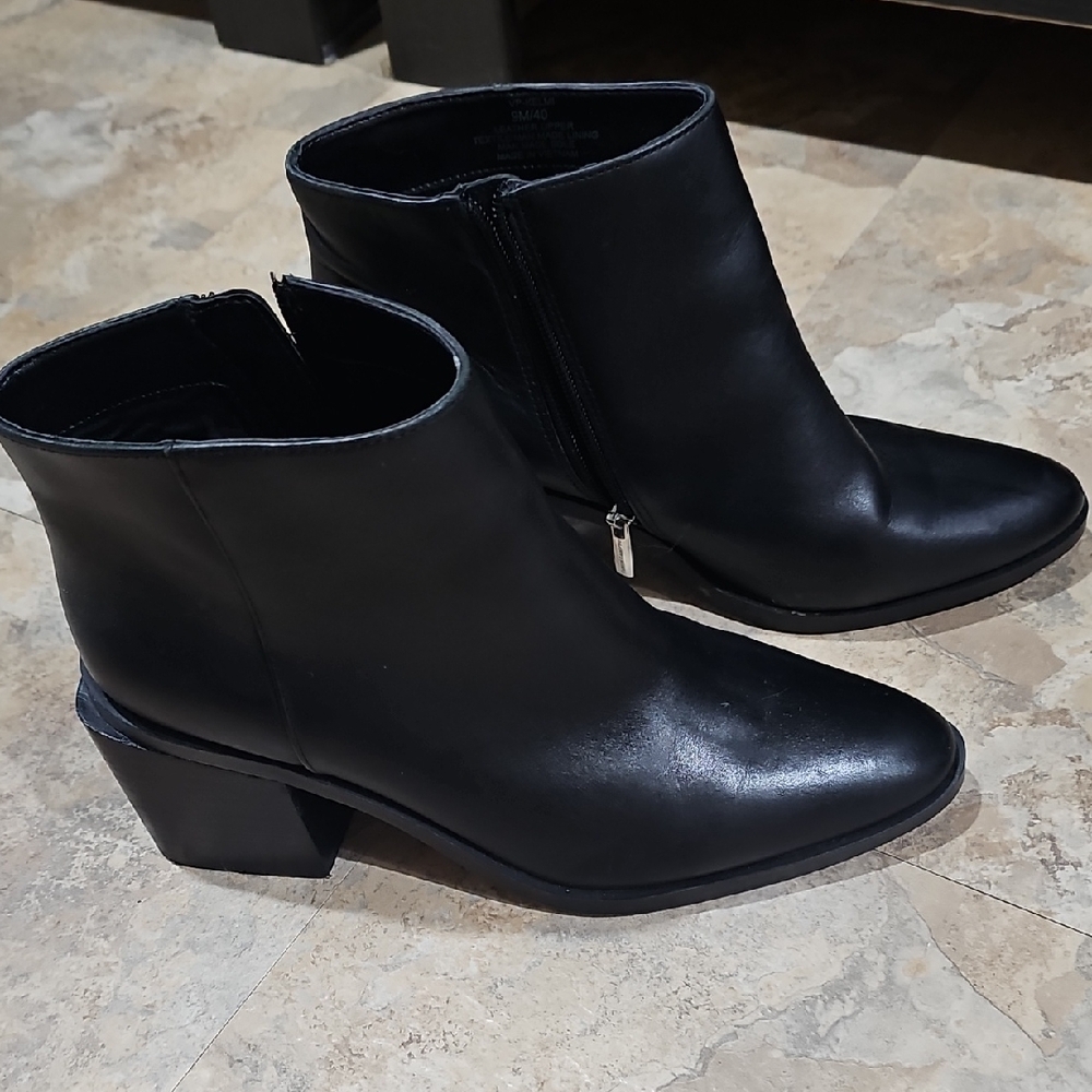 Vince Camuto Black Ankle Booties